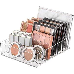 Makeup Organizer for Eyeshadow Palette and Lipstick Organizer, 7 Section Divided
